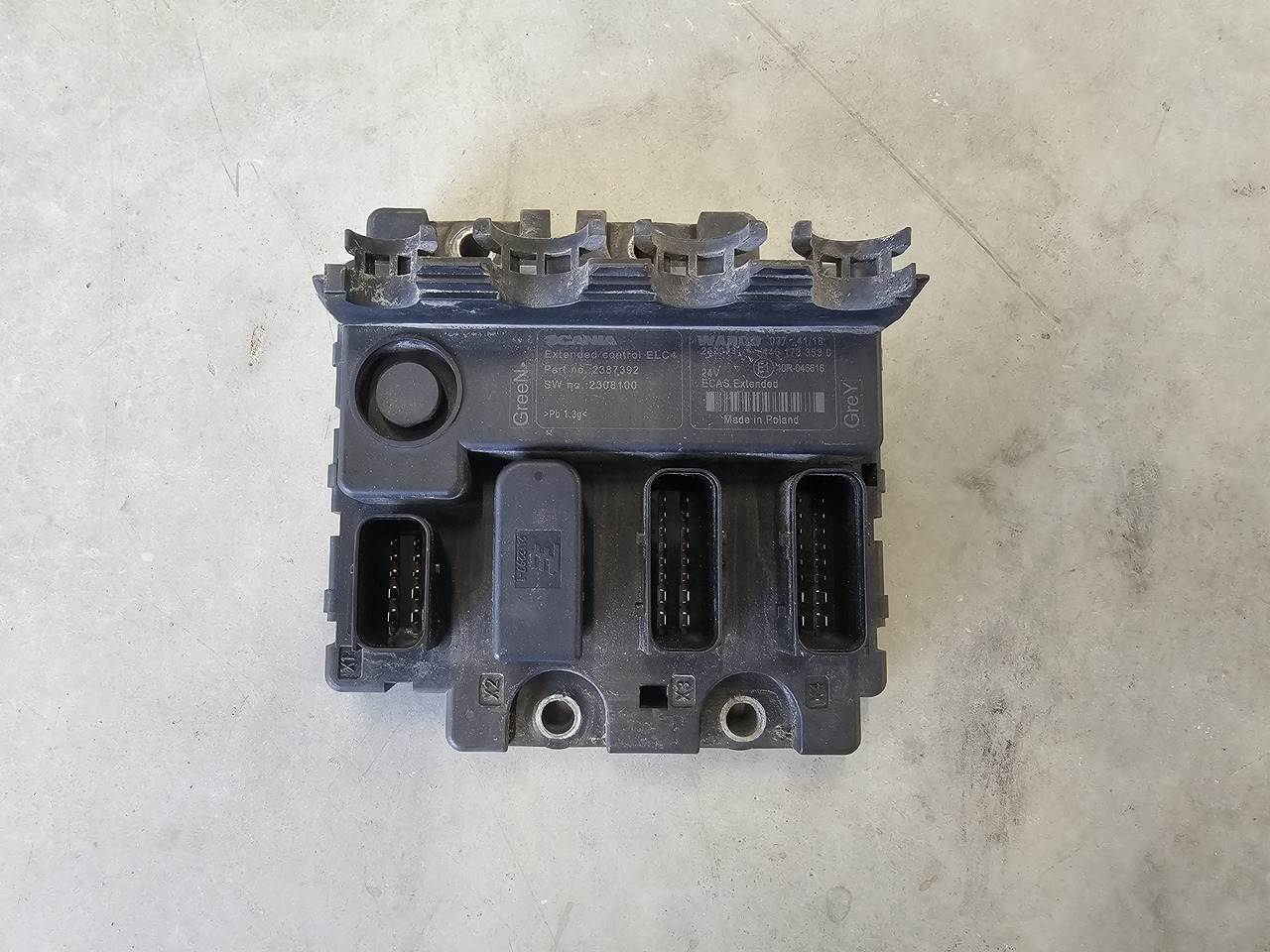SCANIA S, R, P, G / ELC4 CONTROL UNIT / 2387392 - ECU: gambar 2 SCANIA S, R, P, G / ELC4 CONTROL UNIT / 2387392 - ECU: gambar 2