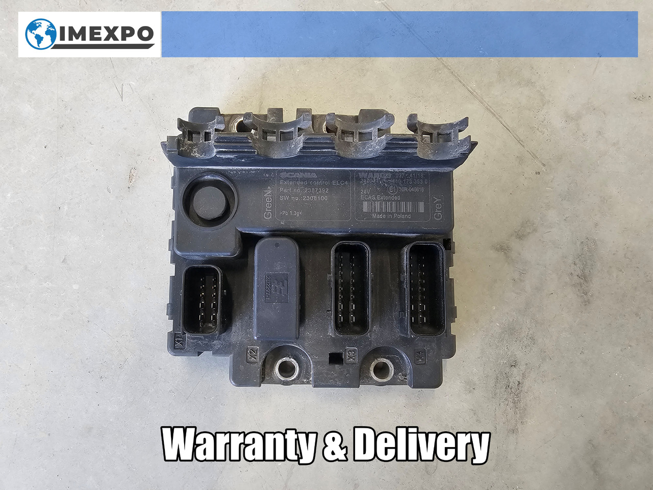 SCANIA S, R, P, G / ELC4 CONTROL UNIT / 2387392 - ECU: gambar 1 SCANIA S, R, P, G / ELC4 CONTROL UNIT / 2387392 - ECU: gambar 1