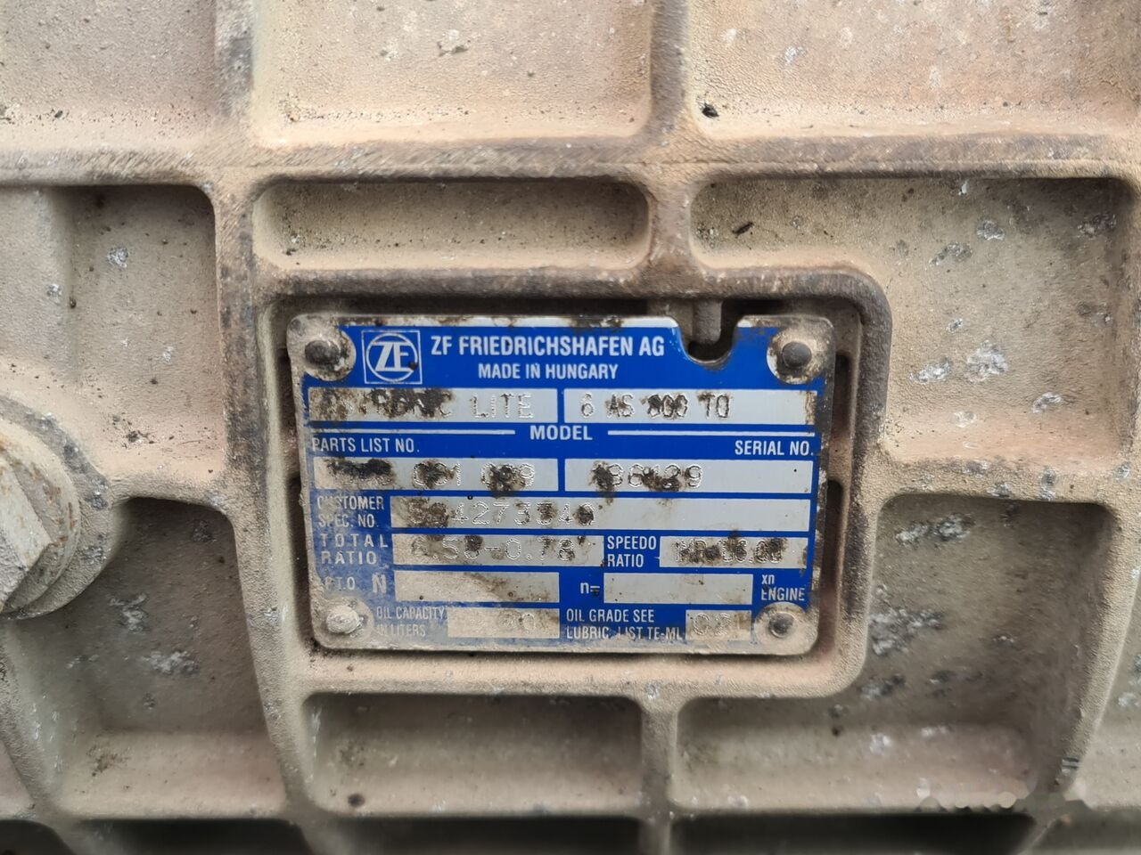 ZF 6AS800TO DAF IVECO VOLVO RENAULT AUTOMAT POWERPACK - Gearbox untuk Truk: gambar 3 ZF 6AS800TO DAF IVECO VOLVO RENAULT AUTOMAT POWERPACK - Gearbox untuk Truk: gambar 3