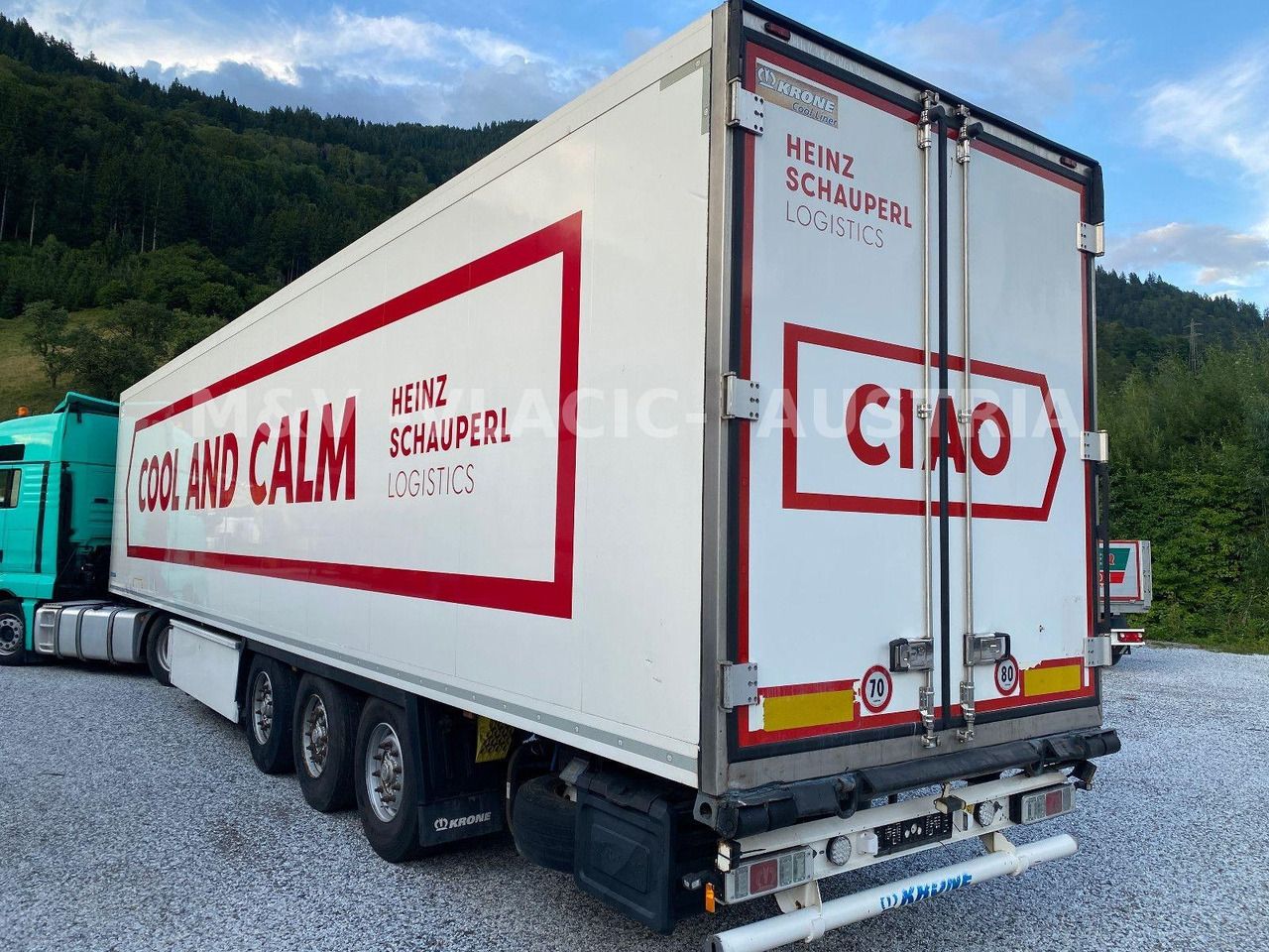 Krone Doppelstock / Carrier 1950 - Semi-trailer berpendingin: gambar 4 Krone Doppelstock / Carrier 1950 - Semi-trailer berpendingin: gambar 4