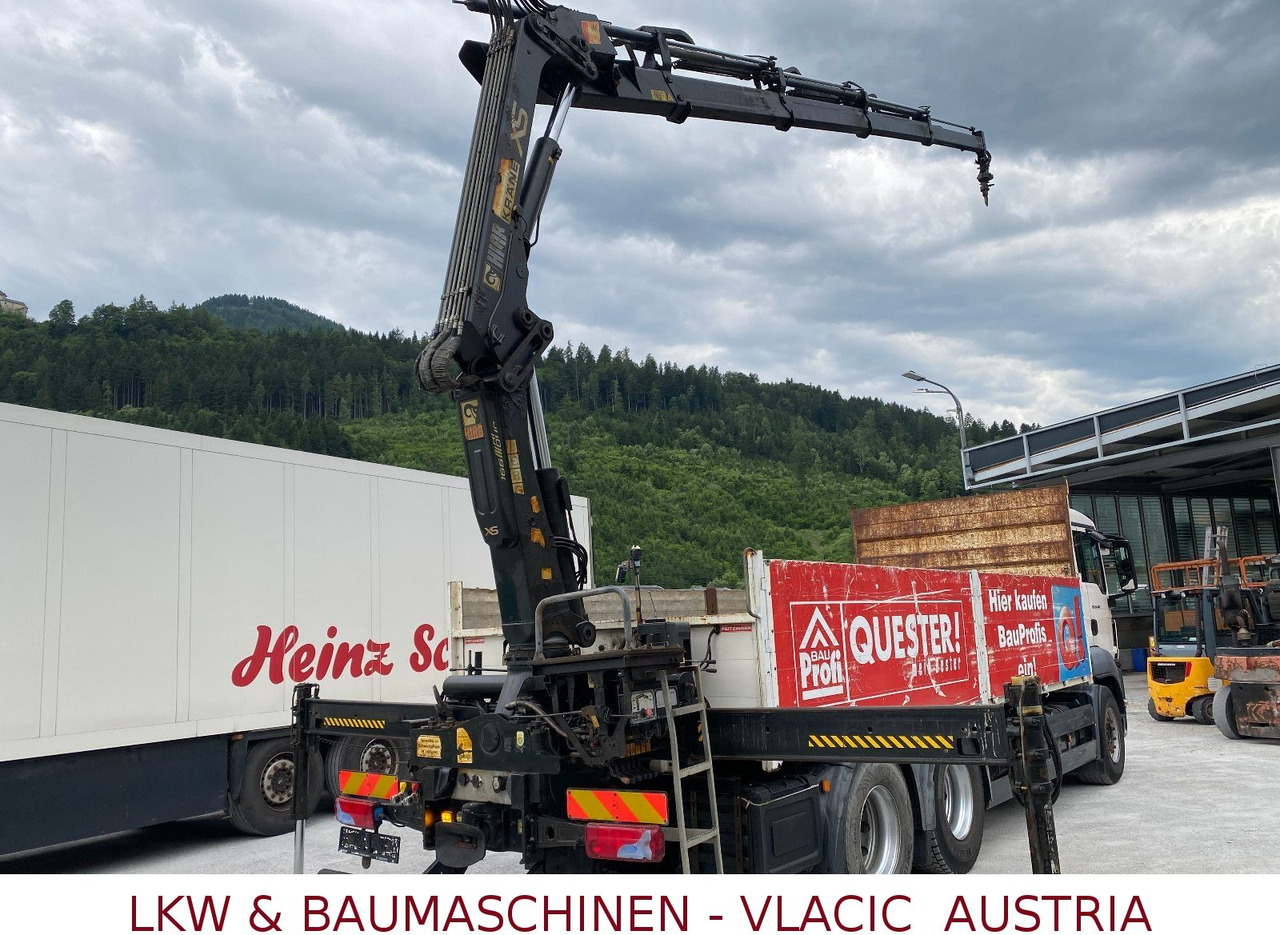 MAN TGS 26.400 6x4 mit Kran HIAB 166 - Truk flatbed, Truk derek: gambar 5 MAN TGS 26.400 6x4 mit Kran HIAB 166 - Truk flatbed, Truk derek: gambar 5
