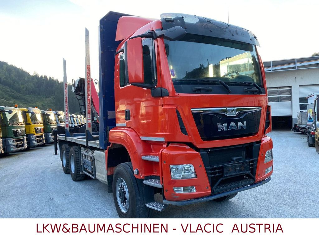 MAN TGS Holztransporter mit Kran Palfinger MAN TGS 33.480 6x6Holztransporter mit Kran Palfinger - Truk logging, Truk derek: gambar 2 MAN TGS Holztransporter mit Kran Palfinger MAN TGS 33.480 6x6Holztransporter mit Kran Palfinger - Truk logging, Truk derek: gambar 2