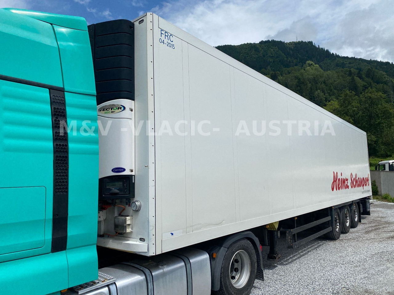 Schmitz Cargobull Kühlkoffer / Carrier 1850 - Semi-trailer berpendingin: gambar 1 Schmitz Cargobull Kühlkoffer / Carrier 1850 - Semi-trailer berpendingin: gambar 1
