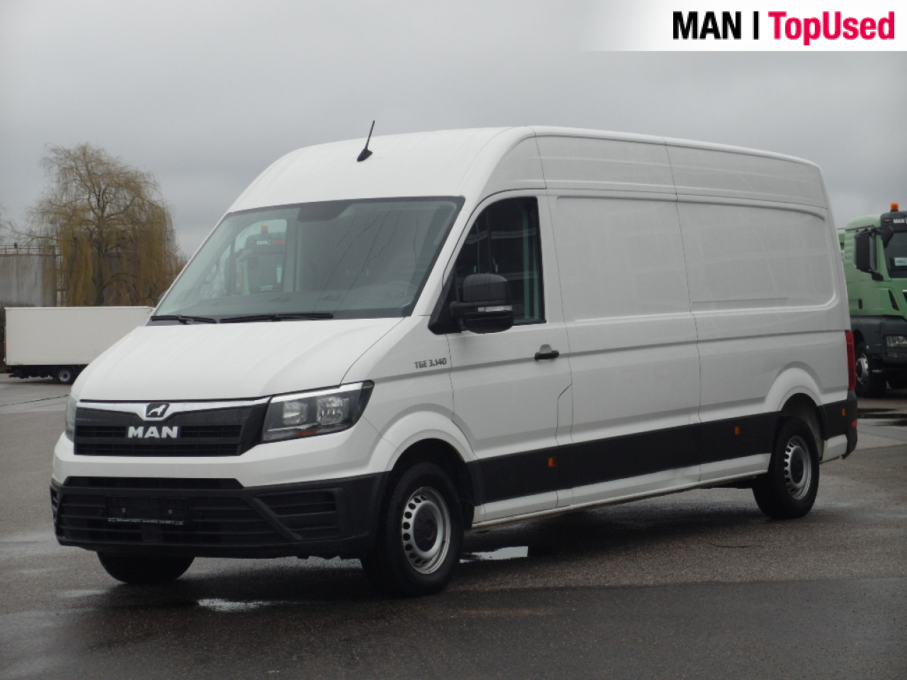 MAN TGE 3.140 4X2F SB Kasten lang/hoch, Klima, Kamera - Van panel: gambar 1 MAN TGE 3.140 4X2F SB Kasten lang/hoch, Klima, Kamera - Van panel: gambar 1