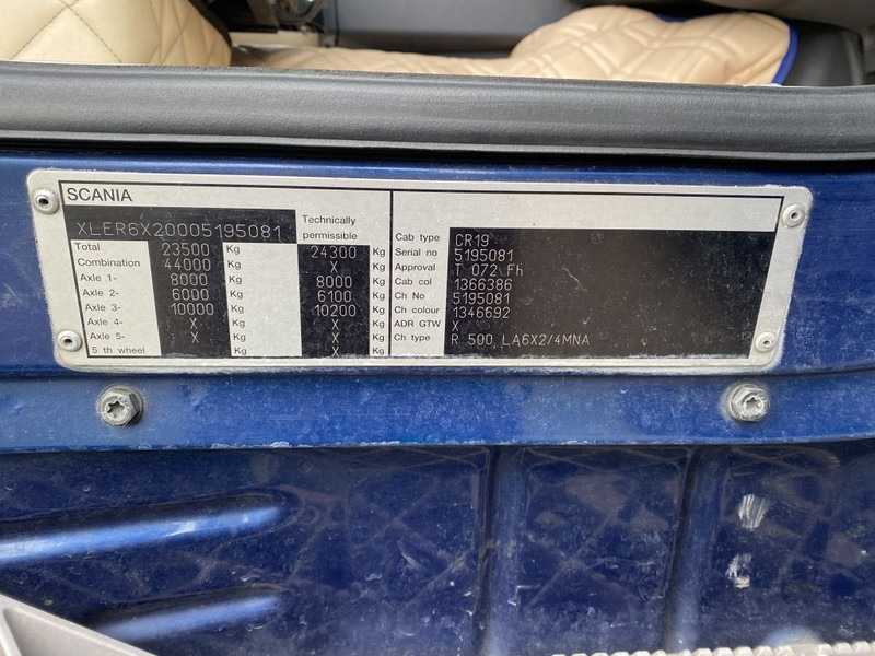 Leasing Scania R500 V8 | 6X2 NMA | RETARDER | 2008 | STEERING MIDLIFT Scania R500 V8 | 6X2 NMA | RETARDER | 2008 | STEERING MIDLIFT: gambar 12