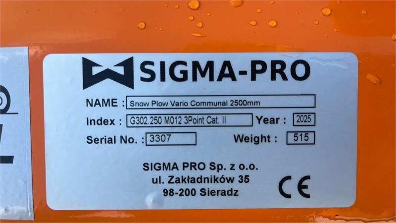 Bajak salju untuk Peralatan pertanian Limas Vario SHL 250 Med lys: gambar 18 Bajak salju untuk Peralatan pertanian Limas Vario SHL 250 Med lys: gambar 18