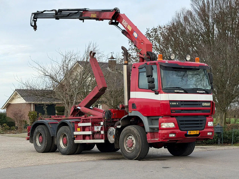 DAF CF 430 GINAF 3335 !!6x6!!KRAAN/HAAK!!MANUELL!AIRCO/KLIMA!! - Hook lift, Truk derek: gambar 1 DAF CF 430 GINAF 3335 !!6x6!!KRAAN/HAAK!!MANUELL!AIRCO/KLIMA!! - Hook lift, Truk derek: gambar 1