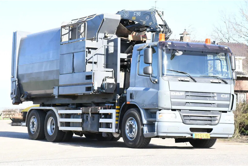 DAF CF75/310 FAN !!KRAAN/HAAK!!PERSCONTAINER!!HIGH PRESURRE CLEANING!!HOGEDRUK REINIGING!!HOCH DRUCK WASHEN SYSTEM!!REINIGING!GEJO B - Hook lift, Truk derek: gambar 2 DAF CF75/310 FAN !!KRAAN/HAAK!!PERSCONTAINER!!HIGH PRESURRE CLEANING!!HOGEDRUK REINIGING!!HOCH DRUCK WASHEN SYSTEM!!REINIGING!GEJO B - Hook lift, Truk derek: gambar 2