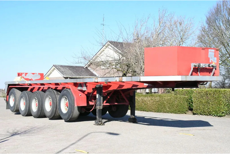LUECK SPR75/5 5 achse BALLAST TRAILER 3x STEERAXLE!! - Semi-trailer flatbed: gambar 1 LUECK SPR75/5 5 achse BALLAST TRAILER 3x STEERAXLE!! - Semi-trailer flatbed: gambar 1