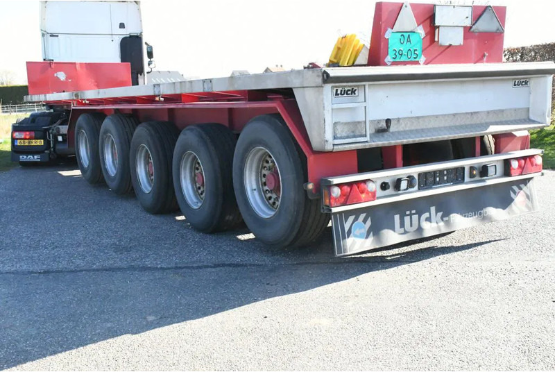 LUECK SPR75/5 5 achse BALLAST TRAILER 3x STEERAXLE!! - Semi-trailer flatbed: gambar 4 LUECK SPR75/5 5 achse BALLAST TRAILER 3x STEERAXLE!! - Semi-trailer flatbed: gambar 4