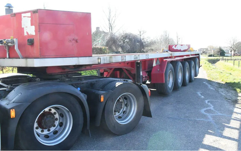 LUECK SPR75/5 5 achse BALLAST TRAILER 3x STEERAXLE!! - Semi-trailer flatbed: gambar 3 LUECK SPR75/5 5 achse BALLAST TRAILER 3x STEERAXLE!! - Semi-trailer flatbed: gambar 3