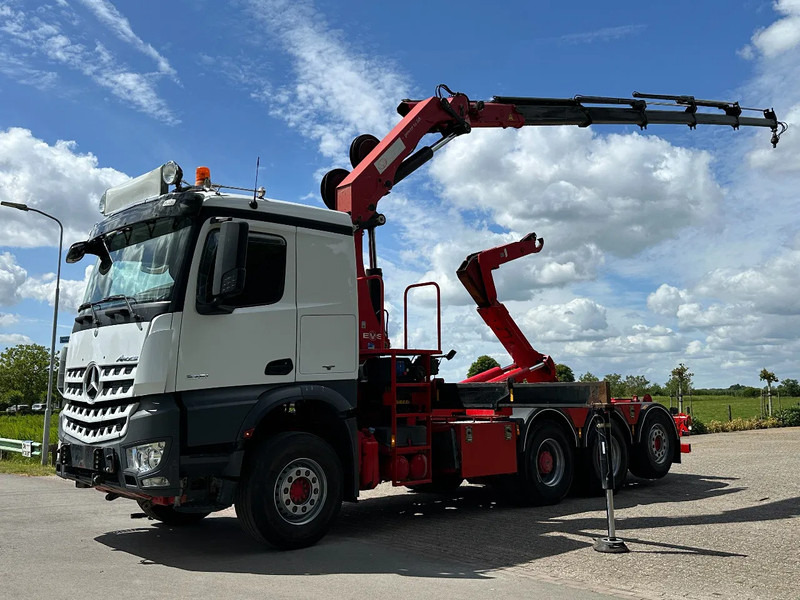 Mercedes-Benz Arocs 3251 8x4 TRIPLE!!26TM KRAAN/HAAK!!EURO6!!TOP! - Hook lift, Truk derek: gambar 4 Mercedes-Benz Arocs 3251 8x4 TRIPLE!!26TM KRAAN/HAAK!!EURO6!!TOP! - Hook lift, Truk derek: gambar 4