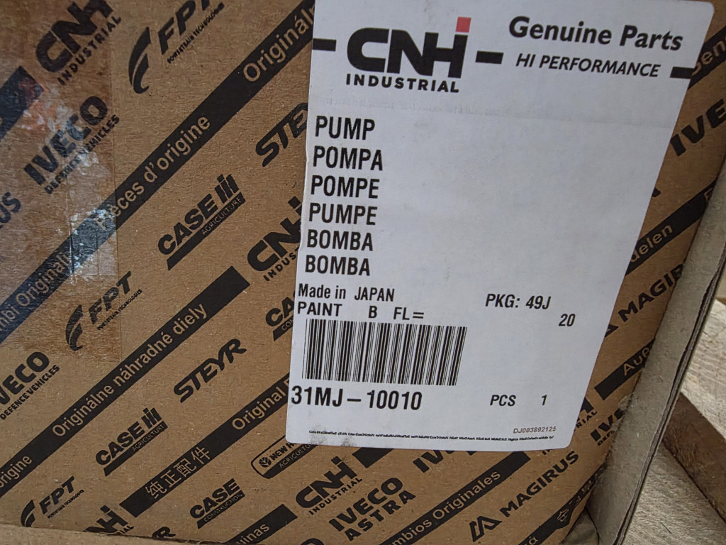 Case 31MJ-10010 - Pompa hidrolik untuk Peralatan konstruksi: gambar 2 Case 31MJ-10010 - Pompa hidrolik untuk Peralatan konstruksi: gambar 2