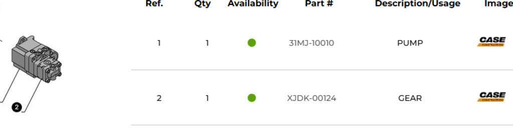 Case 31MJ-10010 - Pompa hidrolik untuk Peralatan konstruksi: gambar 3 Case 31MJ-10010 - Pompa hidrolik untuk Peralatan konstruksi: gambar 3