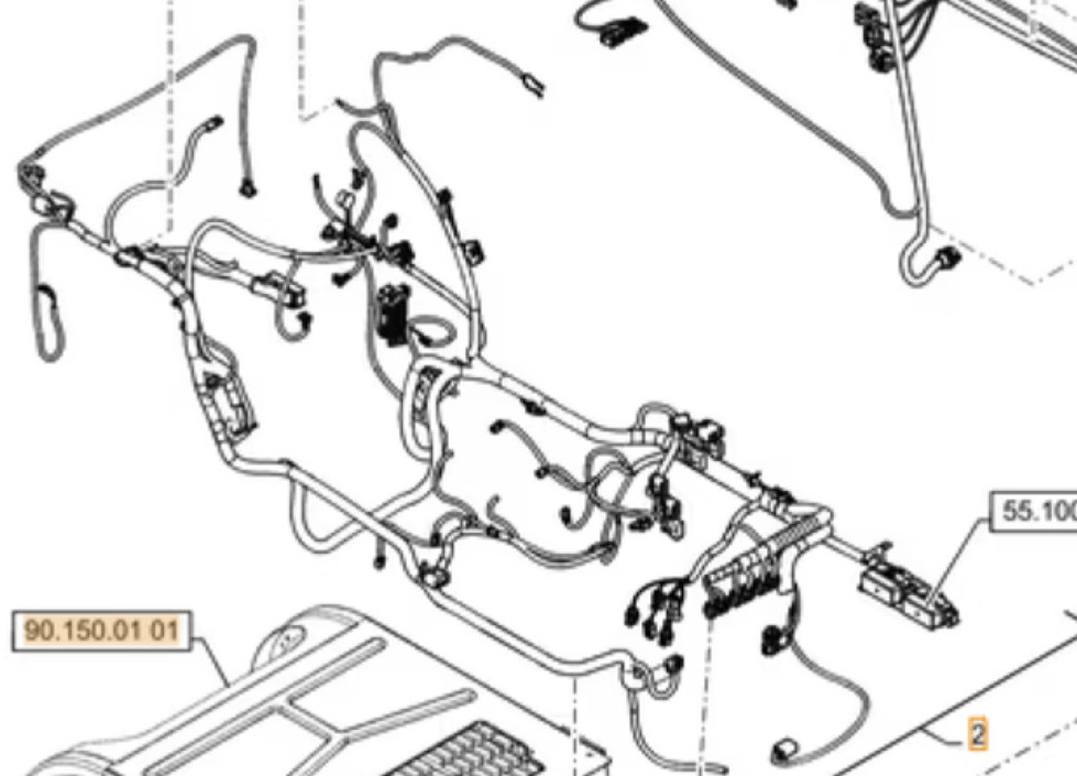 Case 47377806 - Kabel/ Kawat harness untuk Peralatan konstruksi: gambar 1 Case 47377806 - Kabel/ Kawat harness untuk Peralatan konstruksi: gambar 1