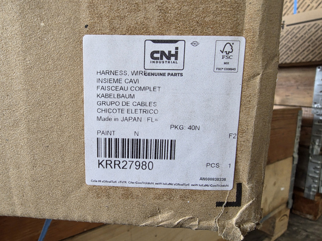 Case KRR27980 - krr27980 - Kabel/ Kawat harness untuk Peralatan konstruksi: gambar 3 Case KRR27980 - krr27980 - Kabel/ Kawat harness untuk Peralatan konstruksi: gambar 3