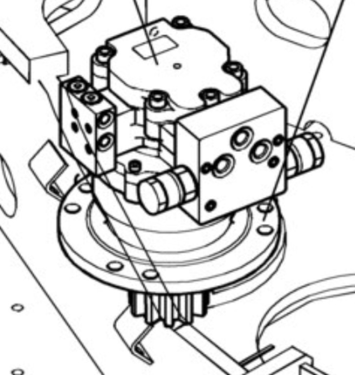 Case PY15V00012F2 - PY15V00012F1 - Motor ayun untuk Peralatan konstruksi: gambar 1 Case PY15V00012F2 - PY15V00012F1 - Motor ayun untuk Peralatan konstruksi: gambar 1