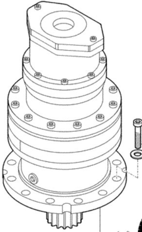 New Holland 152403282 - 152403281 - Motor ayun untuk Peralatan konstruksi: gambar 1 New Holland 152403282 - 152403281 - Motor ayun untuk Peralatan konstruksi: gambar 1