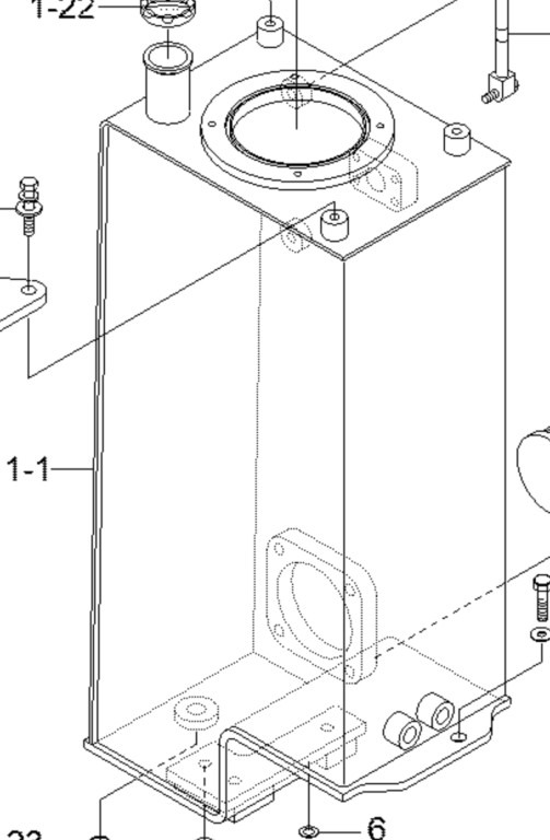 New Holland 31MH-01015YL - Tangki hidrolik untuk Peralatan konstruksi: gambar 1 New Holland 31MH-01015YL - Tangki hidrolik untuk Peralatan konstruksi: gambar 1