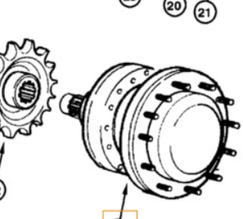 New Holland 75251577 - 75251694 - Final drive untuk Peralatan pertanian: gambar 1 New Holland 75251577 - 75251694 - Final drive untuk Peralatan pertanian: gambar 1