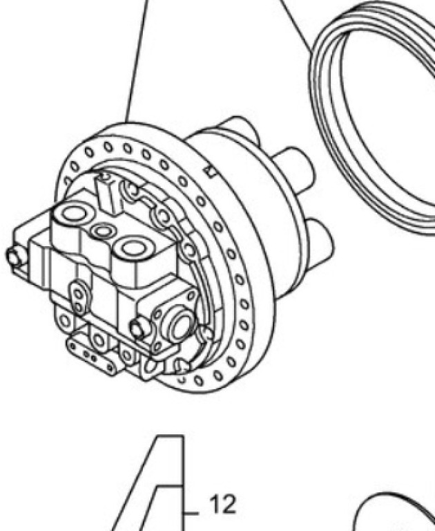 New Holland YN15V00067S017 - Motor hidrolik untuk Peralatan pertanian: gambar 1 New Holland YN15V00067S017 - Motor hidrolik untuk Peralatan pertanian: gambar 1