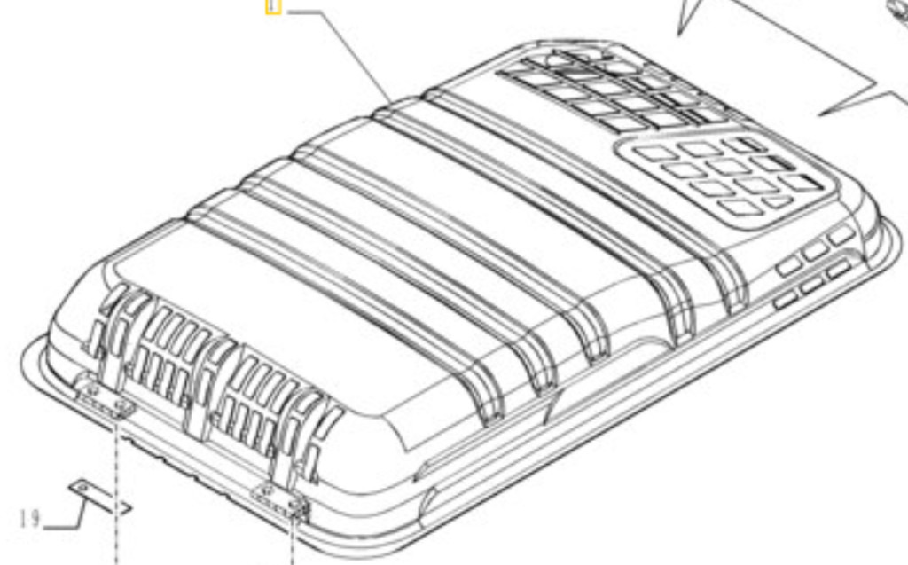 New Holland YN22C00043F1 - YN22C01354P1 - Tubuh dan eksterior untuk Peralatan konstruksi: gambar 1 New Holland YN22C00043F1 - YN22C01354P1 - Tubuh dan eksterior untuk Peralatan konstruksi: gambar 1