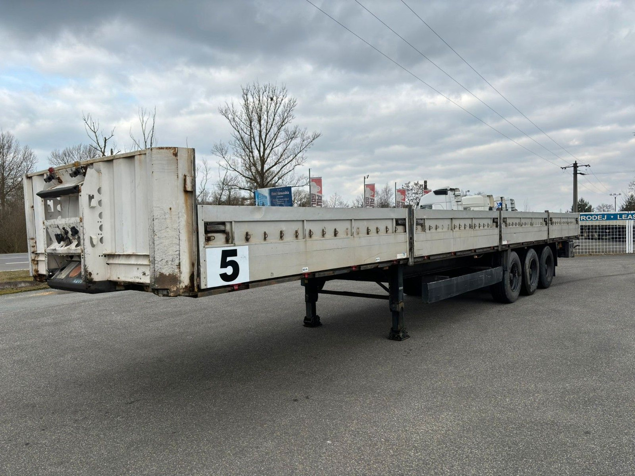 Krone SD P - Semi-trailer flatbed: gambar 1 Krone SD P - Semi-trailer flatbed: gambar 1