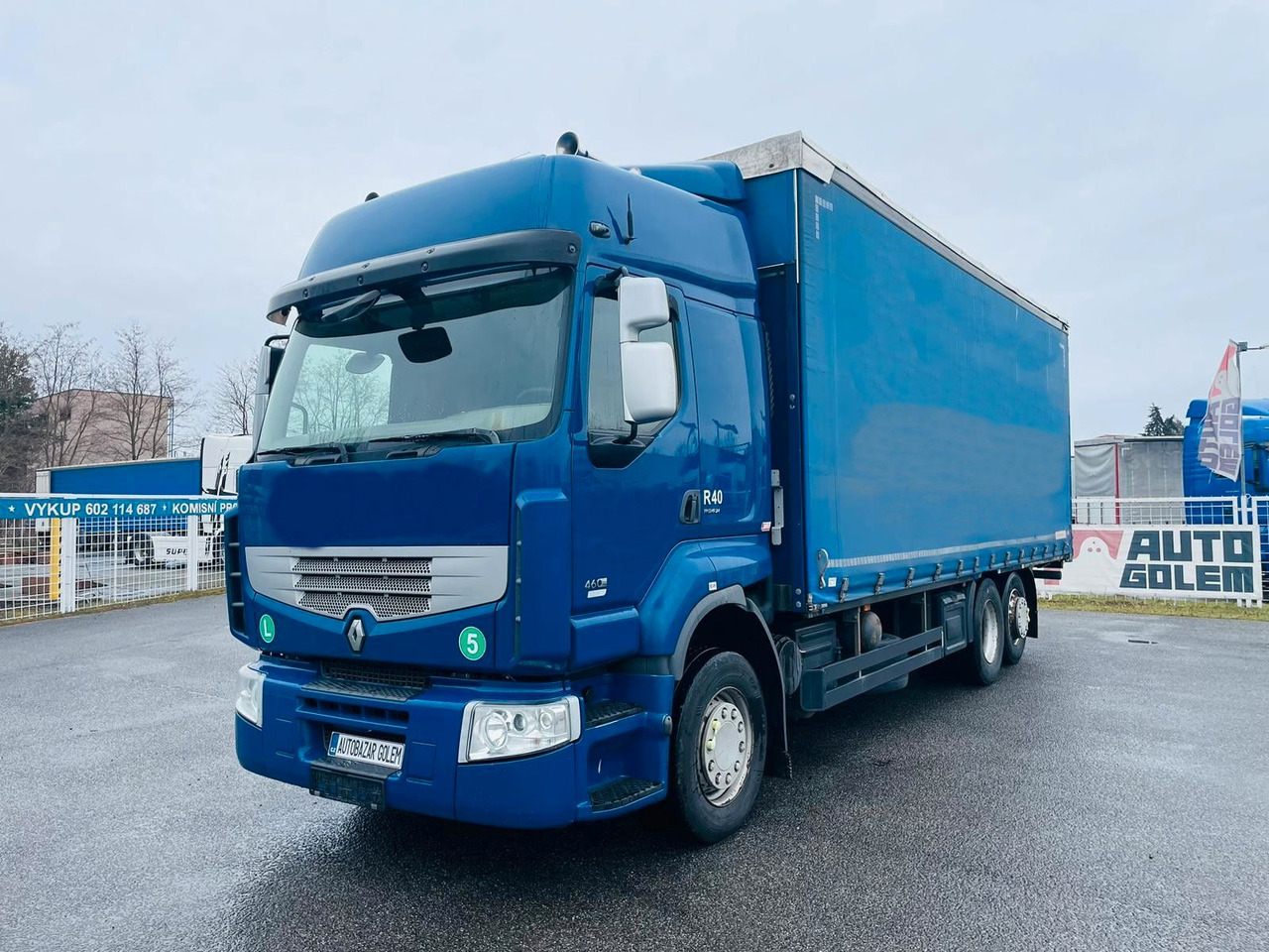 Renault Premium 460 P6X2 EEV - Truk dengan terpal samping: gambar 1 Renault Premium 460 P6X2 EEV - Truk dengan terpal samping: gambar 1