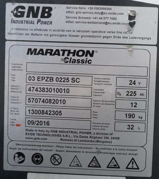 GNB 24 Volt 3 PzB 225 Ah - Baterai: gambar 5 GNB 24 Volt 3 PzB 225 Ah - Baterai: gambar 5