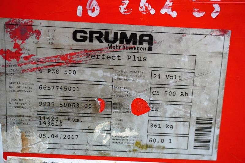 GRUMA 24 Volt 4 PzS 500 Ah - Baterai: gambar 5 GRUMA 24 Volt 4 PzS 500 Ah - Baterai: gambar 5
