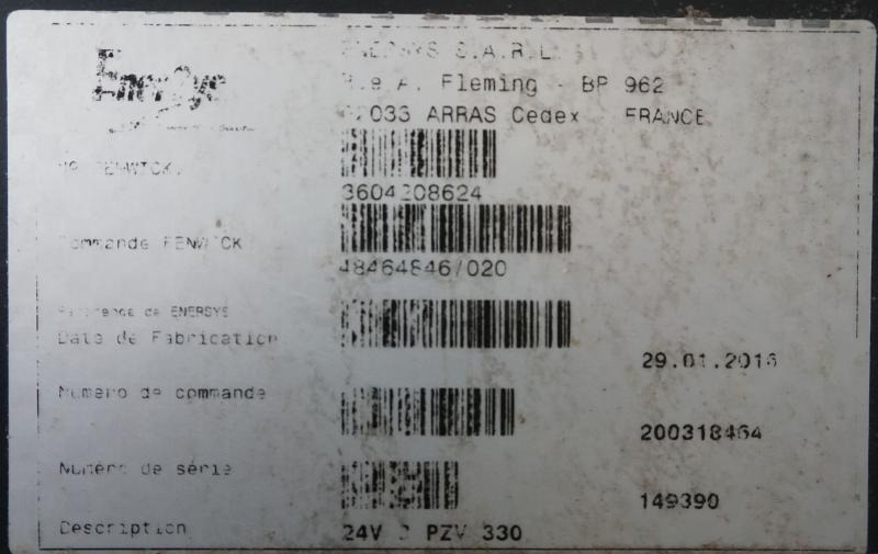 HAWKER 24 Volt 3 PzV 330 Ah - Baterai: gambar 5 HAWKER 24 Volt 3 PzV 330 Ah - Baterai: gambar 5