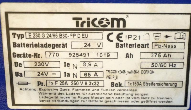 Baterai TRICOM FUTUR 24/65: gambar 6
