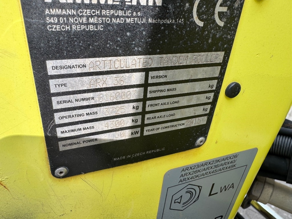 Ammann ARX 36 - Roller jalan: gambar 4 Ammann ARX 36 - Roller jalan: gambar 4