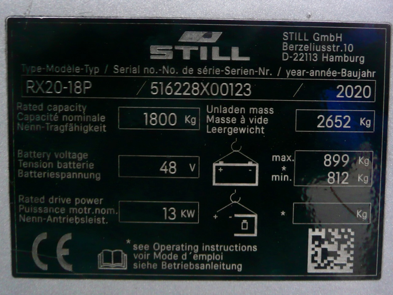 Forklift listrik Still RX20-18P: gambar 10
