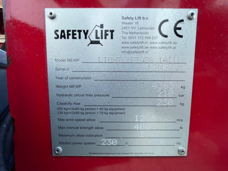 Hinowa Lightlift 26.14 IIIS - Boom artikulasi: gambar 3 Hinowa Lightlift 26.14 IIIS - Boom artikulasi: gambar 3