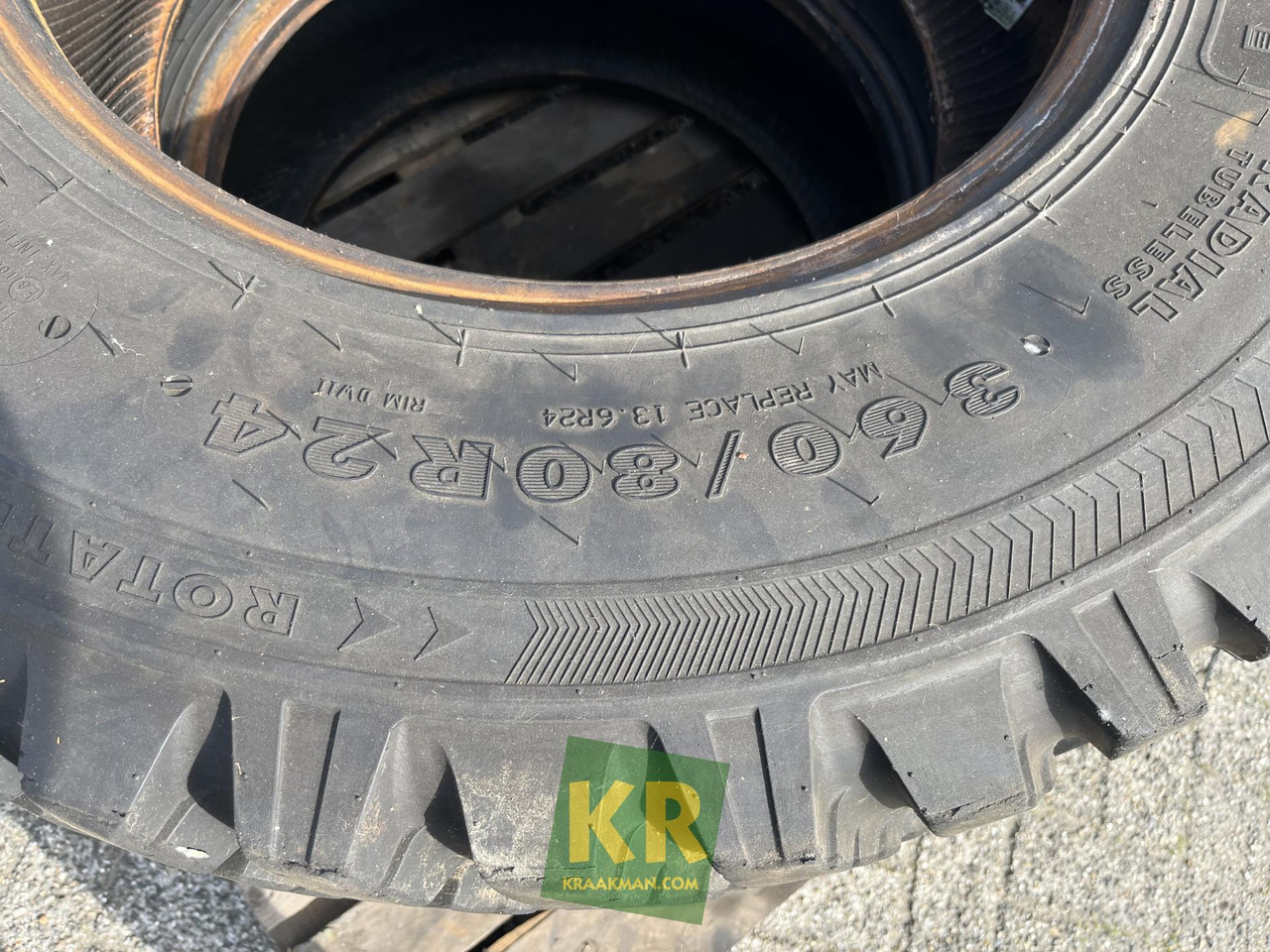 Onbekend merk Nokian 360/80R24 Tri 2 - Ban untuk Peralatan pertanian: gambar 3 Onbekend merk Nokian 360/80R24 Tri 2 - Ban untuk Peralatan pertanian: gambar 3
