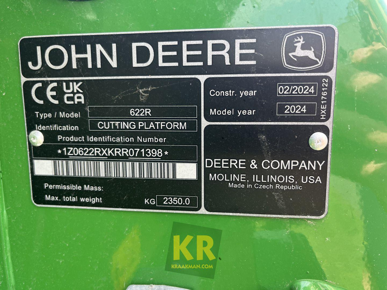 Pemanen gabungan baru T660 John Deere: gambar 13