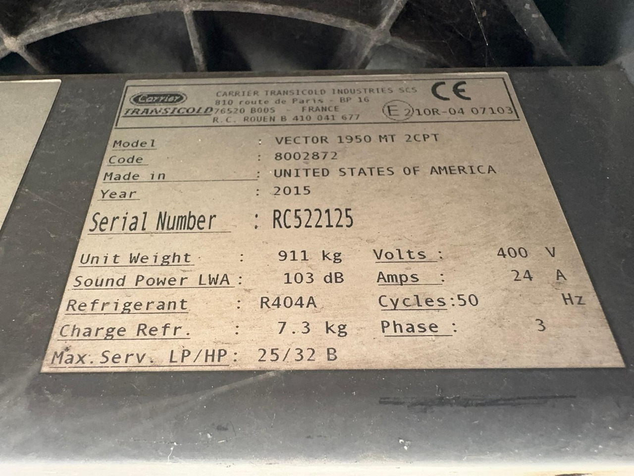 Gray and Adams 2015 Vector 1950 MT - Semi-trailer berpendingin: gambar 5 Gray and Adams 2015 Vector 1950 MT - Semi-trailer berpendingin: gambar 5
