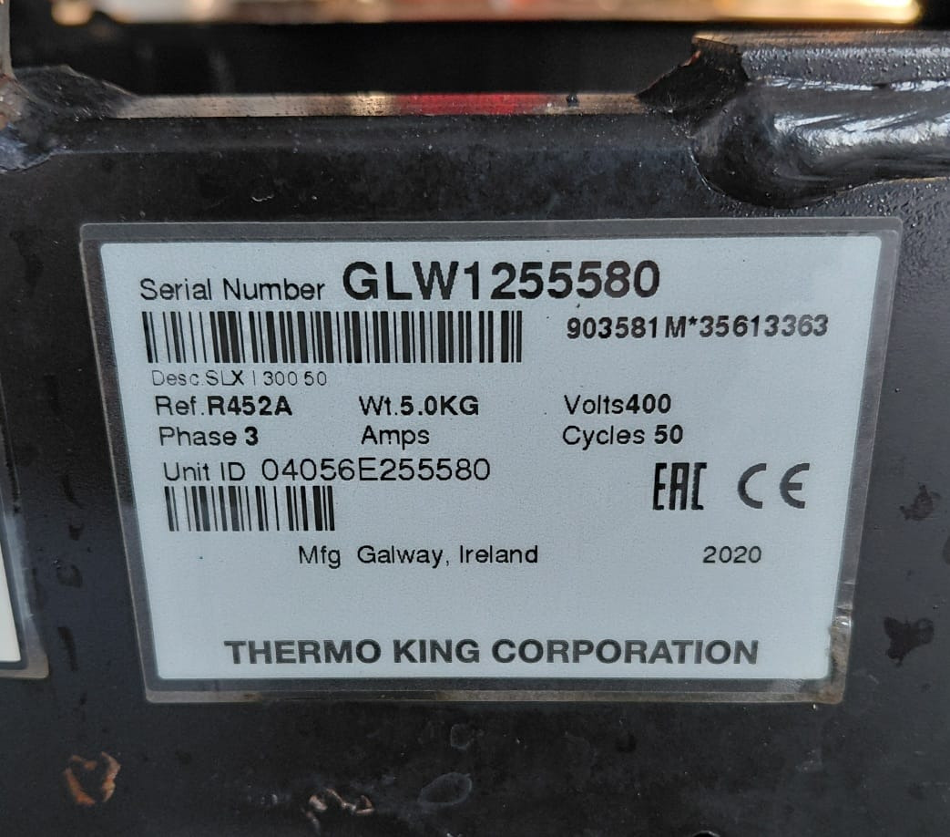 Thermo King SLX300 I -S/N : GLW1255580 - Unit kulkas: gambar 2 Thermo King SLX300 I -S/N : GLW1255580 - Unit kulkas: gambar 2