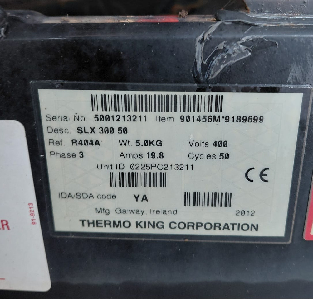 Thermo King SLX300 – S/N : 5001213211 - Unit kulkas: gambar 2 Thermo King SLX300 – S/N : 5001213211 - Unit kulkas: gambar 2
