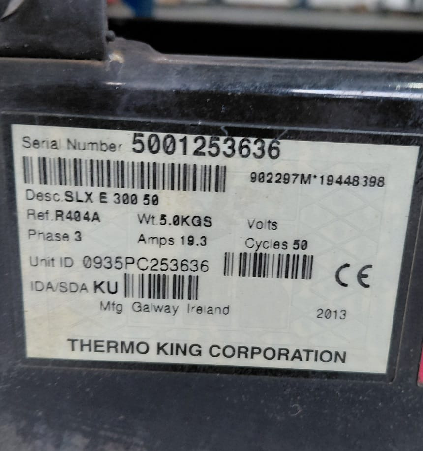Thermo King SLX300 S/N : 5001253636 - Unit kulkas: gambar 2 Thermo King SLX300 S/N : 5001253636 - Unit kulkas: gambar 2