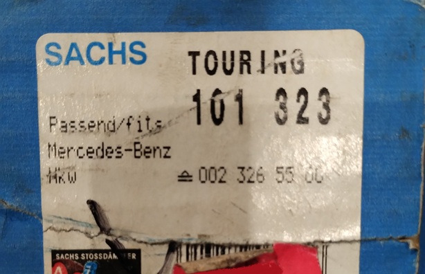 AMORTYZATOR TYLNI 101323 SACHS 0023265500 MERCEDES SK MK NG - Penyerap guncangan: gambar 2 AMORTYZATOR TYLNI 101323 SACHS 0023265500 MERCEDES SK MK NG - Penyerap guncangan: gambar 2