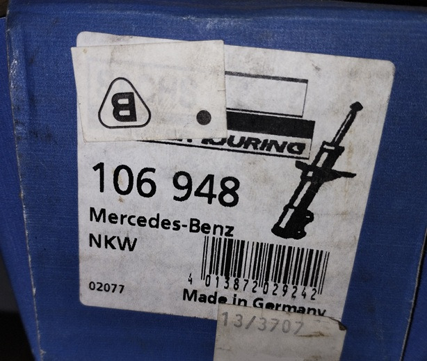 AMORTYZATOR TYLNI 106948 SACHS MERCEDES NG 3813260200 1213 1217 1417 1422 1619 1624 - Penyerap guncangan: gambar 2 AMORTYZATOR TYLNI 106948 SACHS MERCEDES NG 3813260200 1213 1217 1417 1422 1619 1624 - Penyerap guncangan: gambar 2
