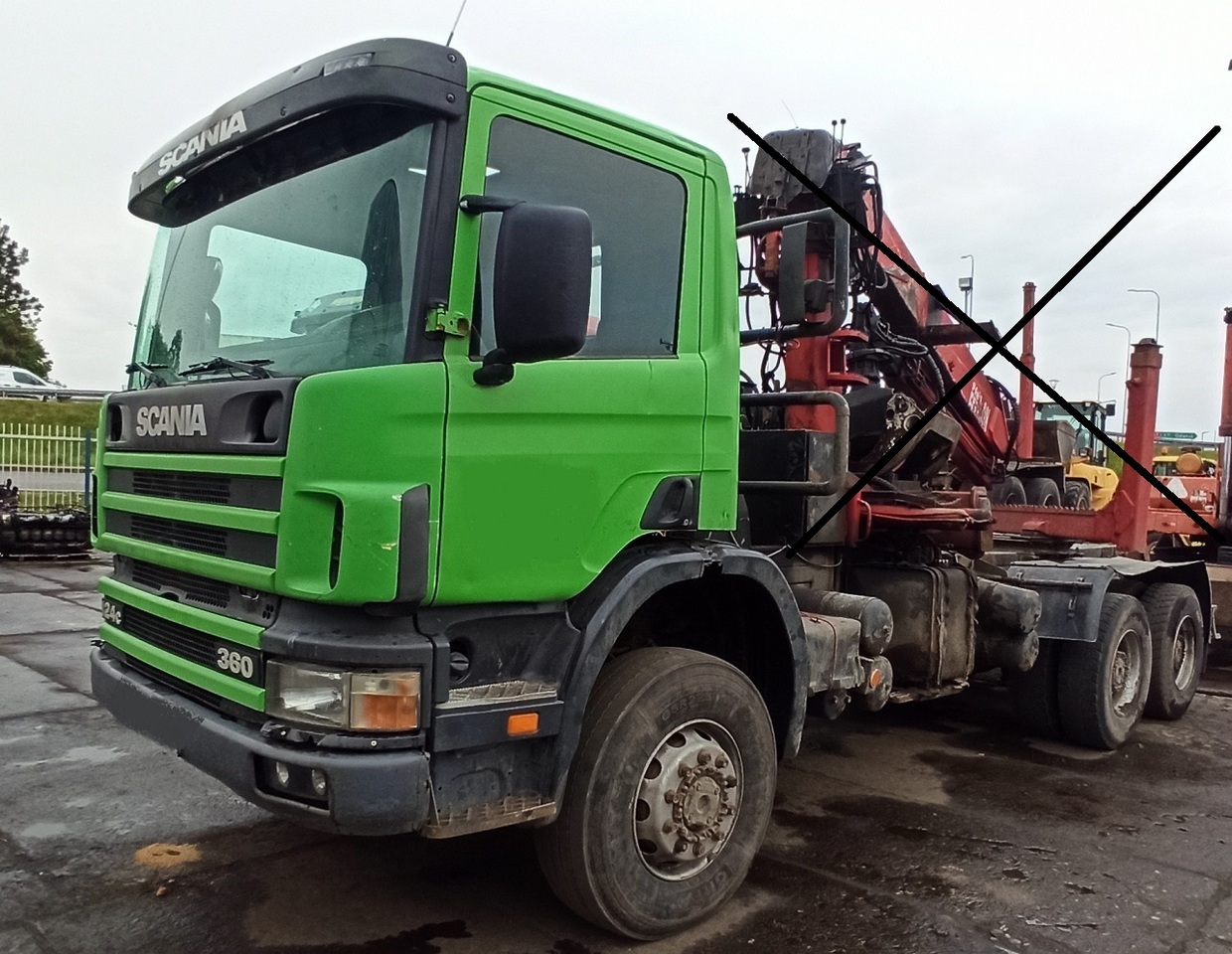 SCANIA P124 360 6x6 - Truk sasis: gambar 2 SCANIA P124 360 6x6 - Truk sasis: gambar 2