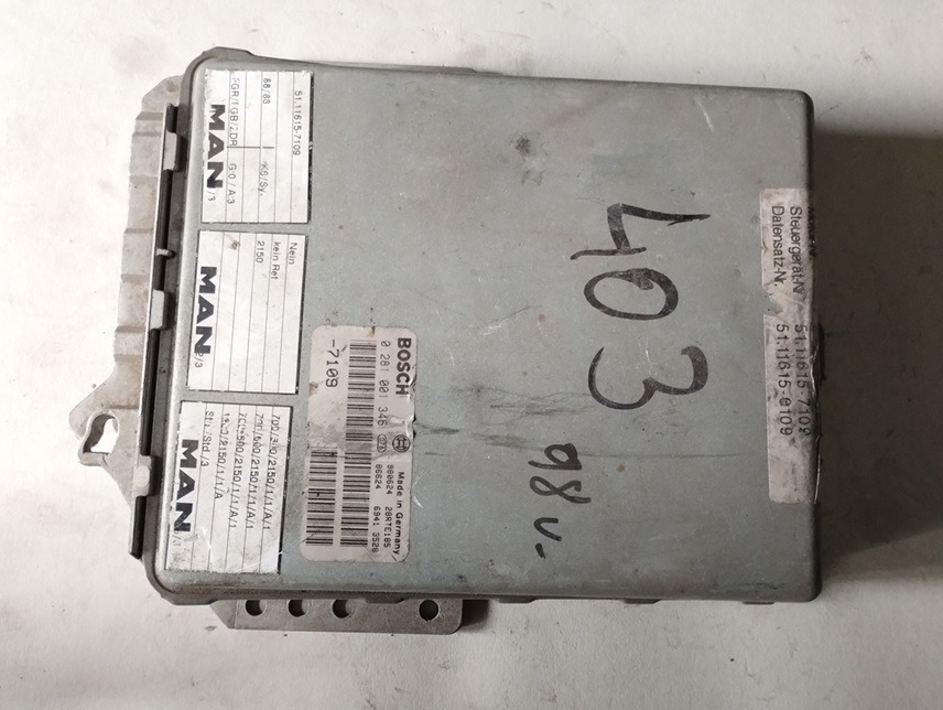 STEROWNIK SILNIKA MAN F2000 403 EDC 0281001346 7109 51116157109 - ECU: gambar 1 STEROWNIK SILNIKA MAN F2000 403 EDC 0281001346 7109 51116157109 - ECU: gambar 1
