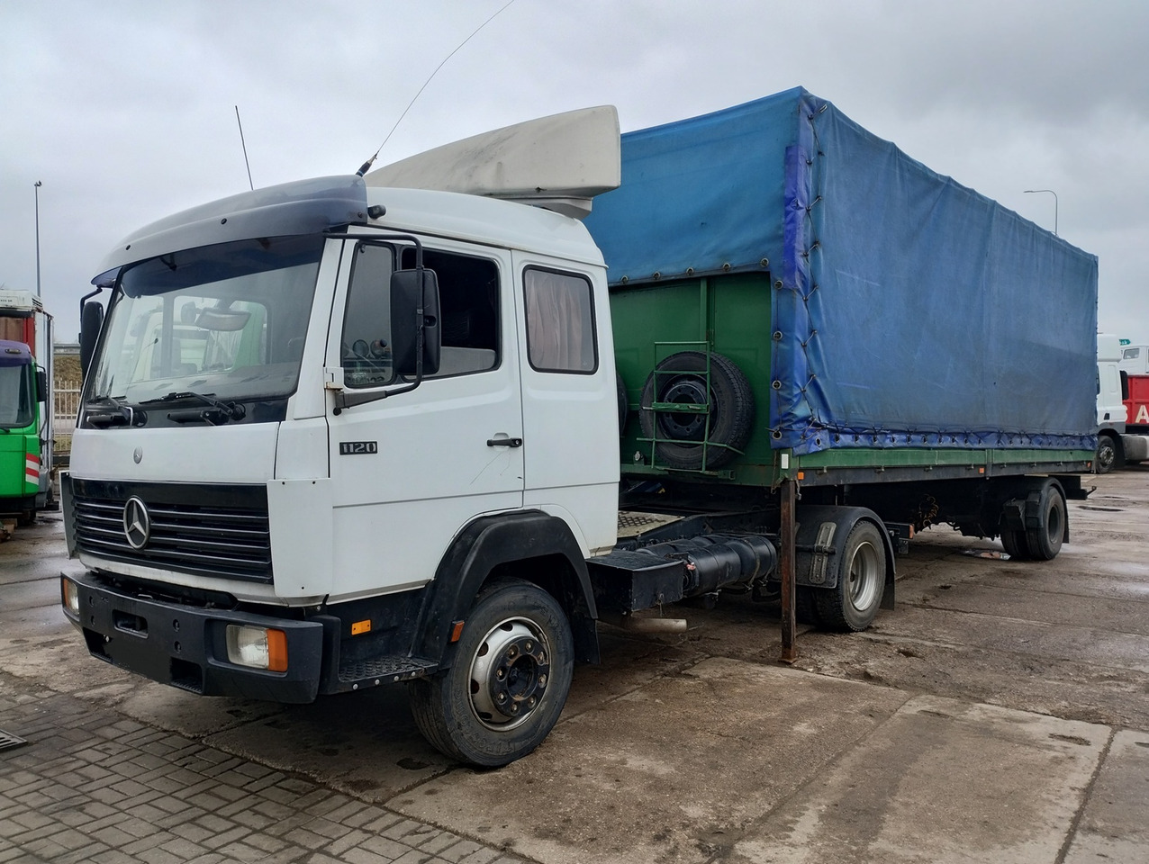 MERCEDES BENZ 1120 S + NACZEPA 1-OSIOWA TRAILER - Tractor head: gambar 1 MERCEDES BENZ 1120 S + NACZEPA 1-OSIOWA TRAILER - Tractor head: gambar 1