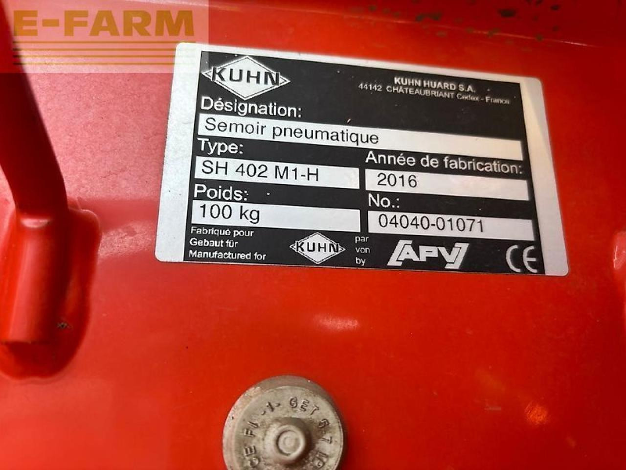 Amazone 6003-2 - Bor benih: gambar 4 Amazone 6003-2 - Bor benih: gambar 4