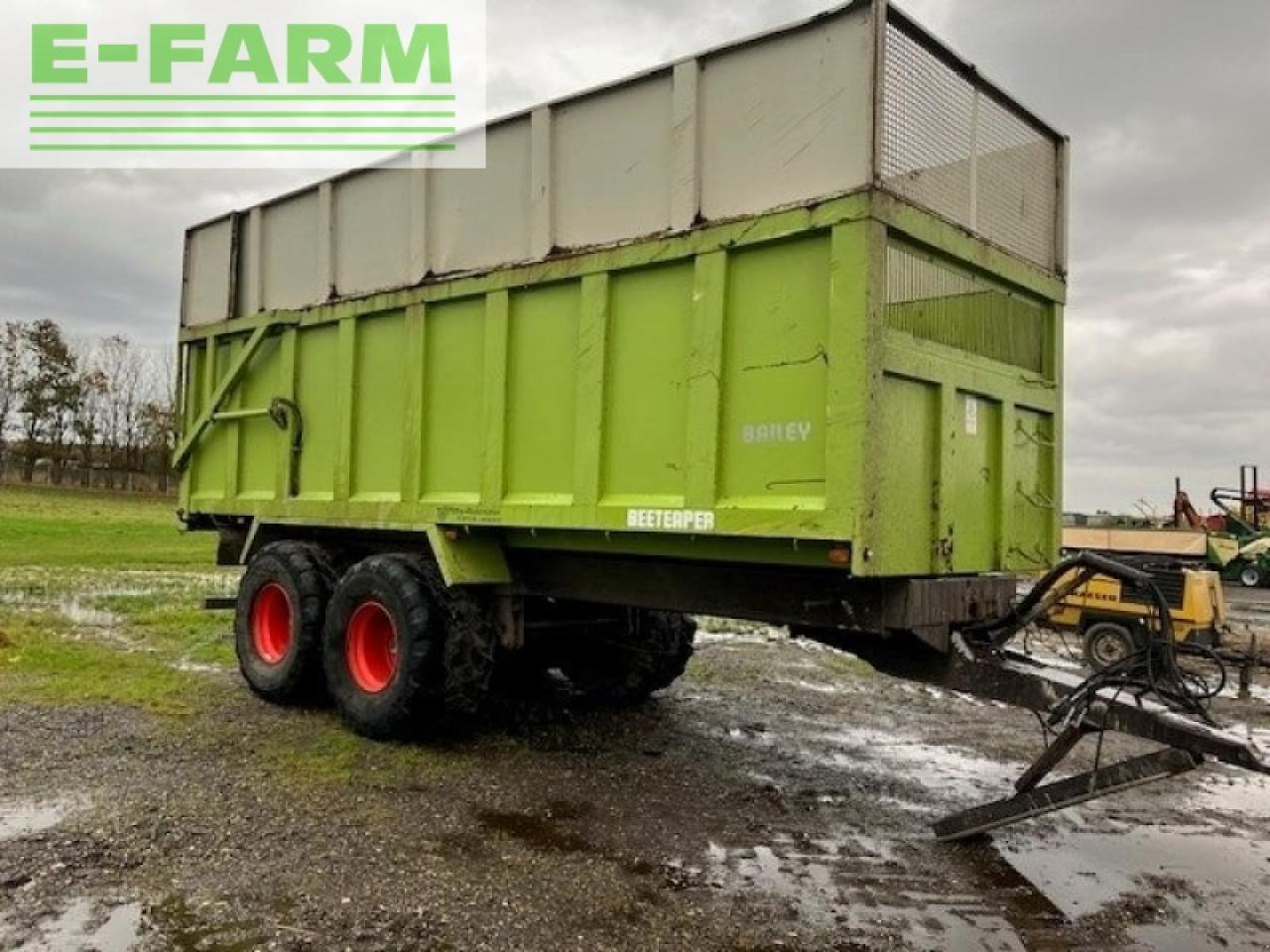 Bailey 18 tons med overbygning og vægt - Trailer jungkit pertanian/ Tempat sampah: gambar 1 Bailey 18 tons med overbygning og vægt - Trailer jungkit pertanian/ Tempat sampah: gambar 1