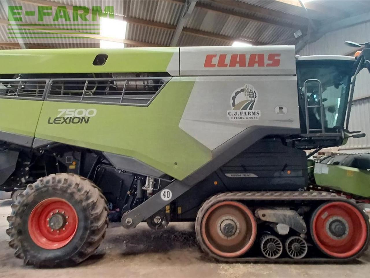 CLAAS LEXION 7500 TT - Pemanen gabungan: gambar 4 CLAAS LEXION 7500 TT - Pemanen gabungan: gambar 4
