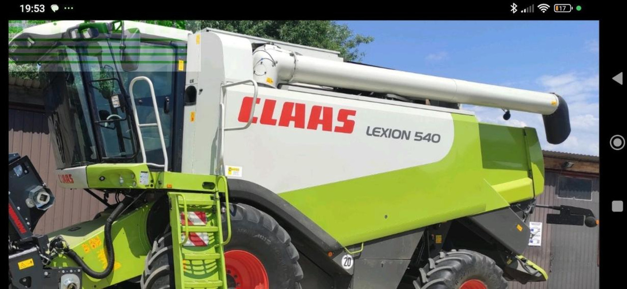 CLAAS Lexion 540 - Pemanen gabungan: gambar 1 CLAAS Lexion 540 - Pemanen gabungan: gambar 1